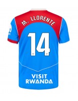 Moške Nogometnih dresov Atletico Madrid Marcos Llorente #14 Tretji 2025-26 Kratki rokavi Moške Nogometnih dresov Atletico Madrid Marcos Llorente #14 Tretji 2025-26 Kratki rokavi